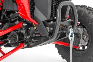 Honda Talon 1000X-4 Winch Mount - Rough Country - RS6500S - Black - '20-'22 Honda Talon 1000X-4 Winch Mount - Rough Country - RS6500S - Black - '20-'22